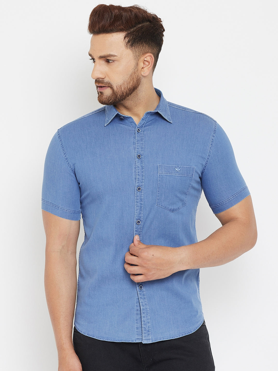 Blue Shirt - Men Shirts