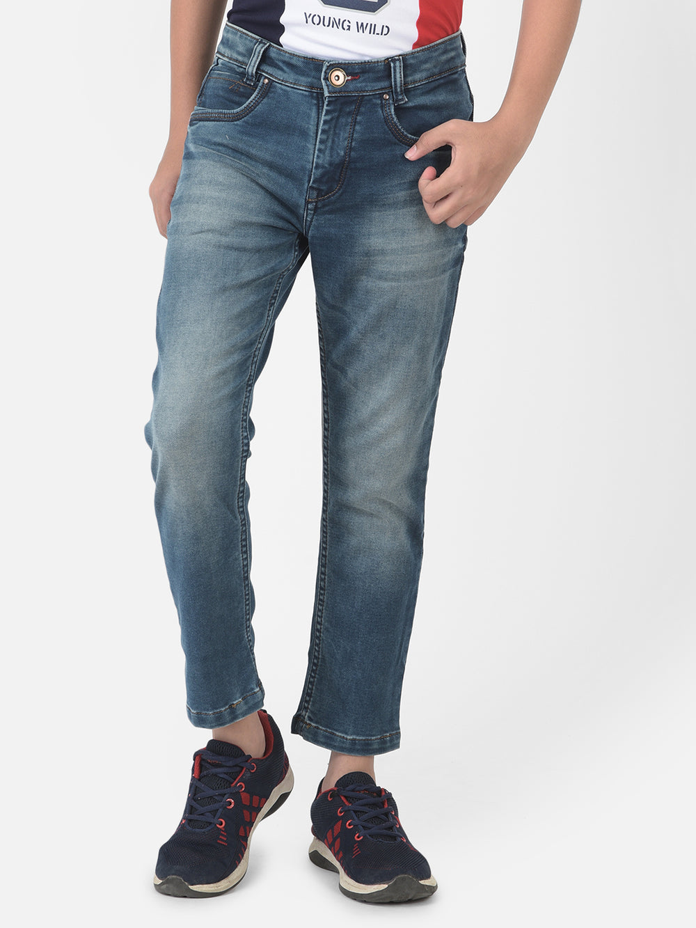Blue Light Fade Jeans - Boys Jeans