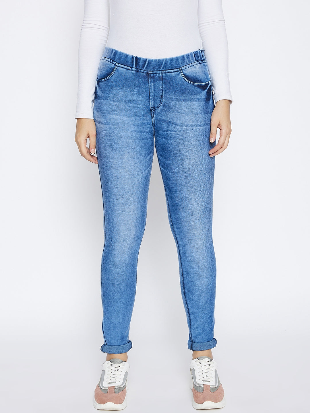 Blue Skinny Fit Jeans - Women Jeans