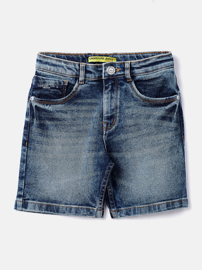 Blue Denim Shorts - Boys Shorts