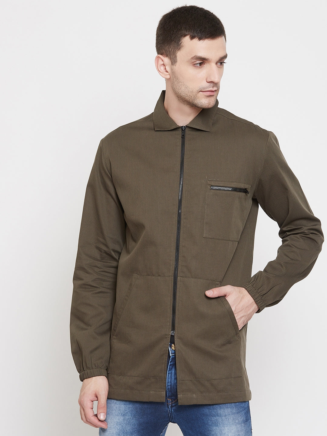 Full Sleeves Shacket - Men Shackets