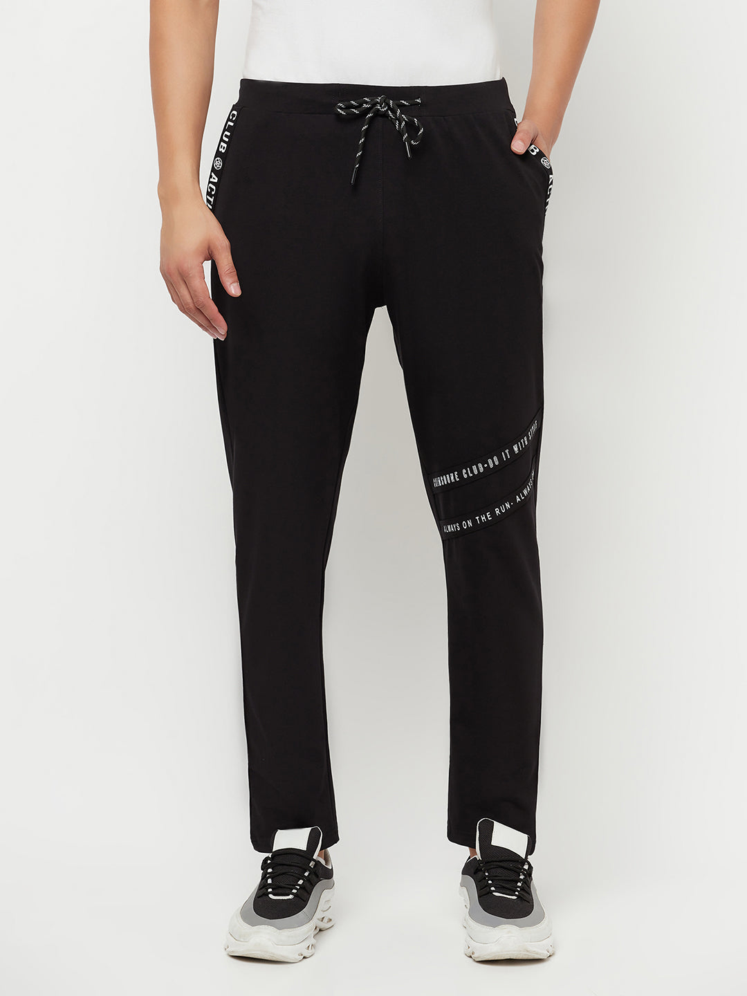 Black Track Pants - Men Track Pants