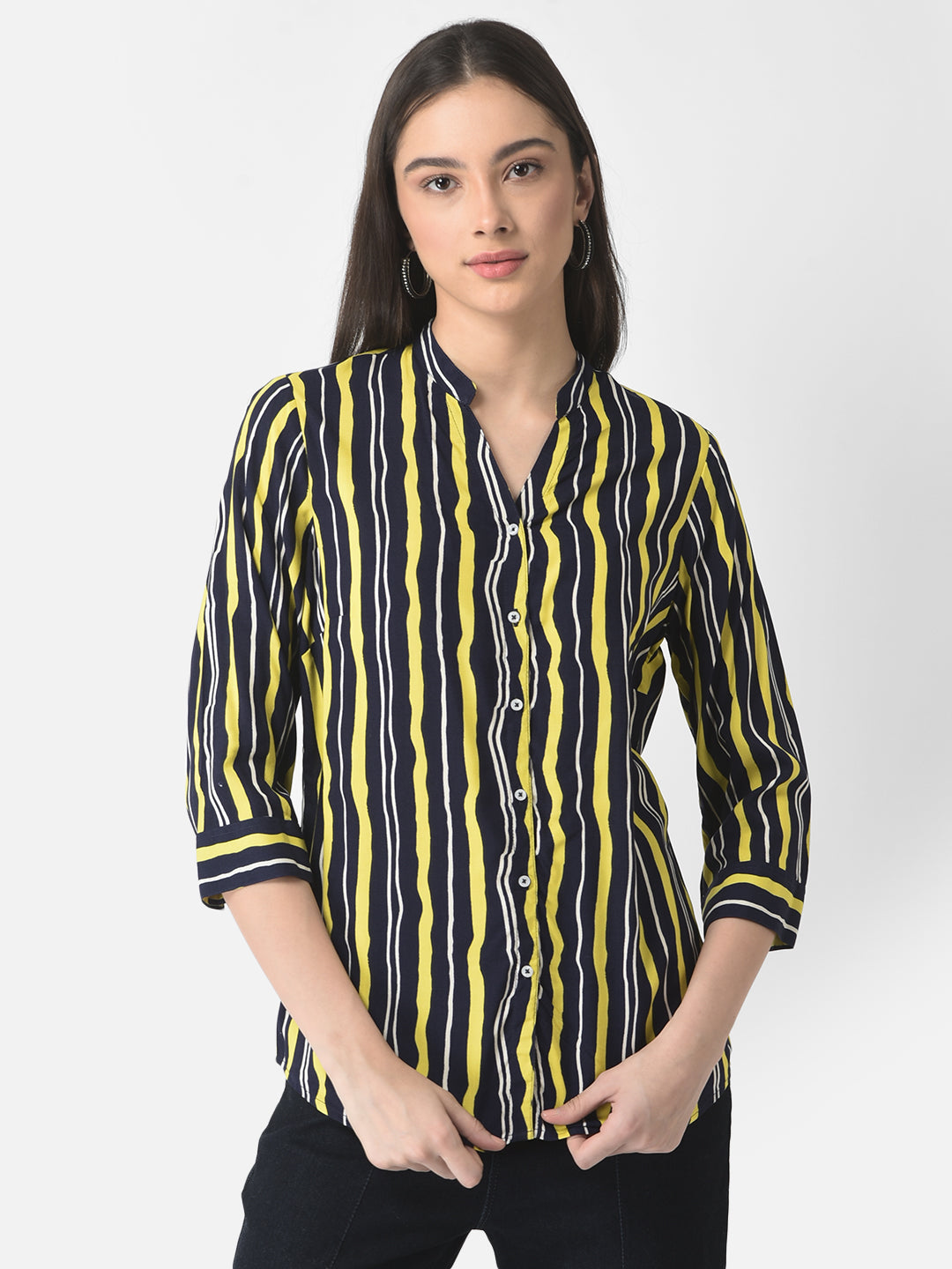  Tri-Colour Striped Shirt