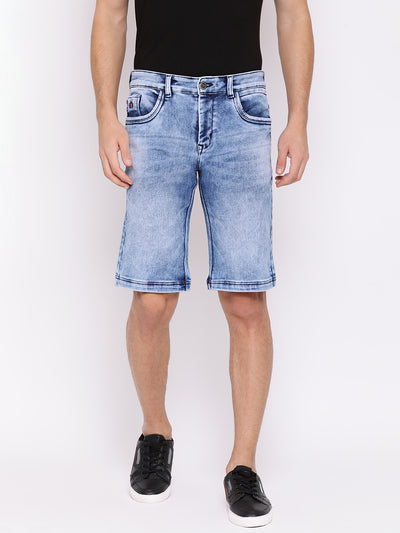 Slim Fit Denim shorts - Men Shorts