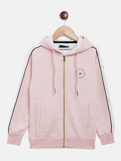 Pink Hooded Sweatshirt - Girls Sweatshirts