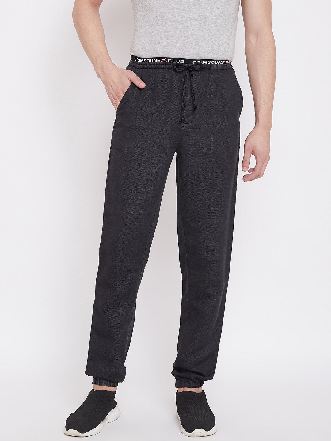 Black Smart Fit Joggers - Men Joggers