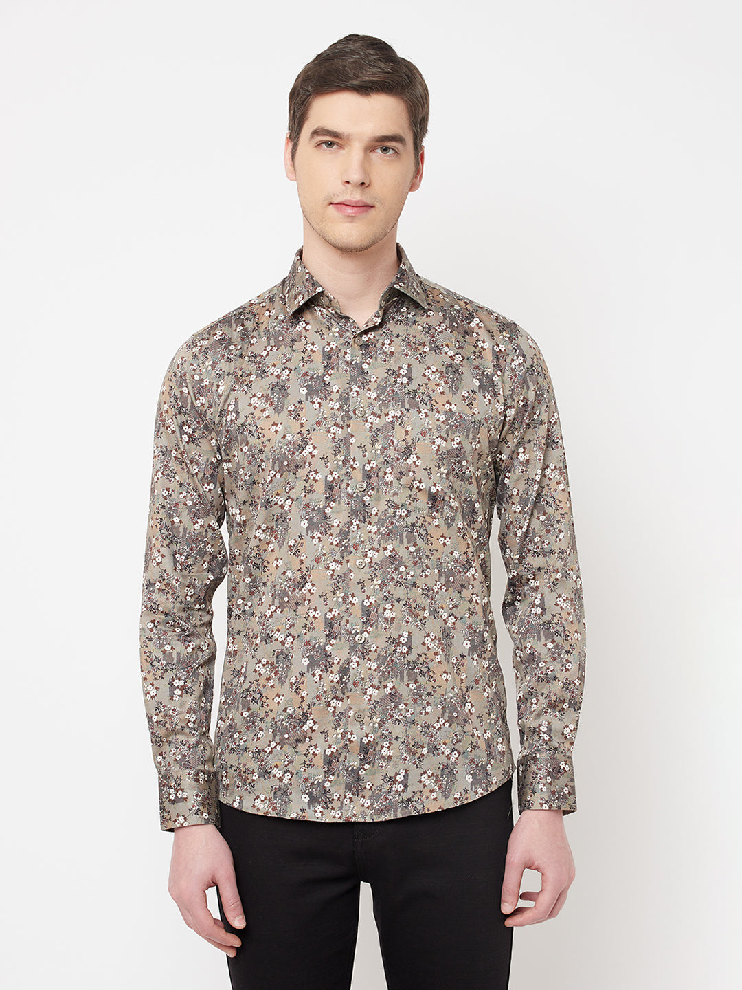 Multi-Color Floral Shirt - Men Shirts