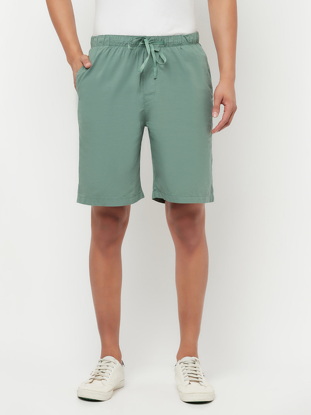 Green Lounge Shorts - Men Lounge Shorts