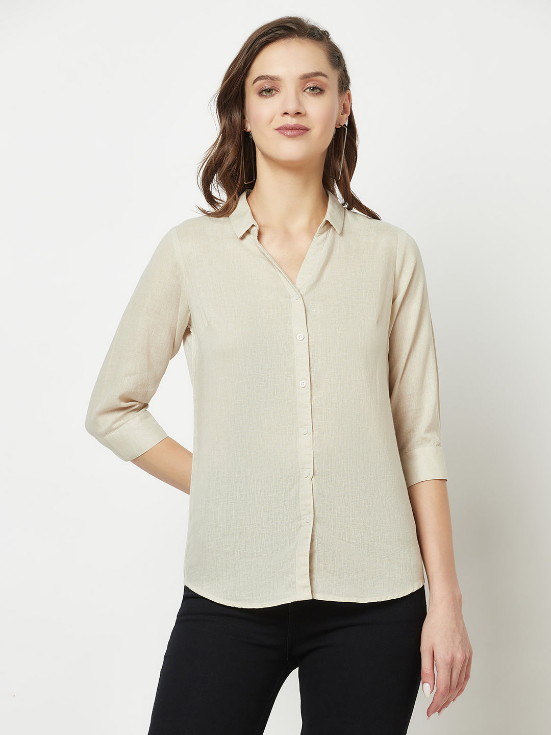  Fawn Slim-Fitting Shirt