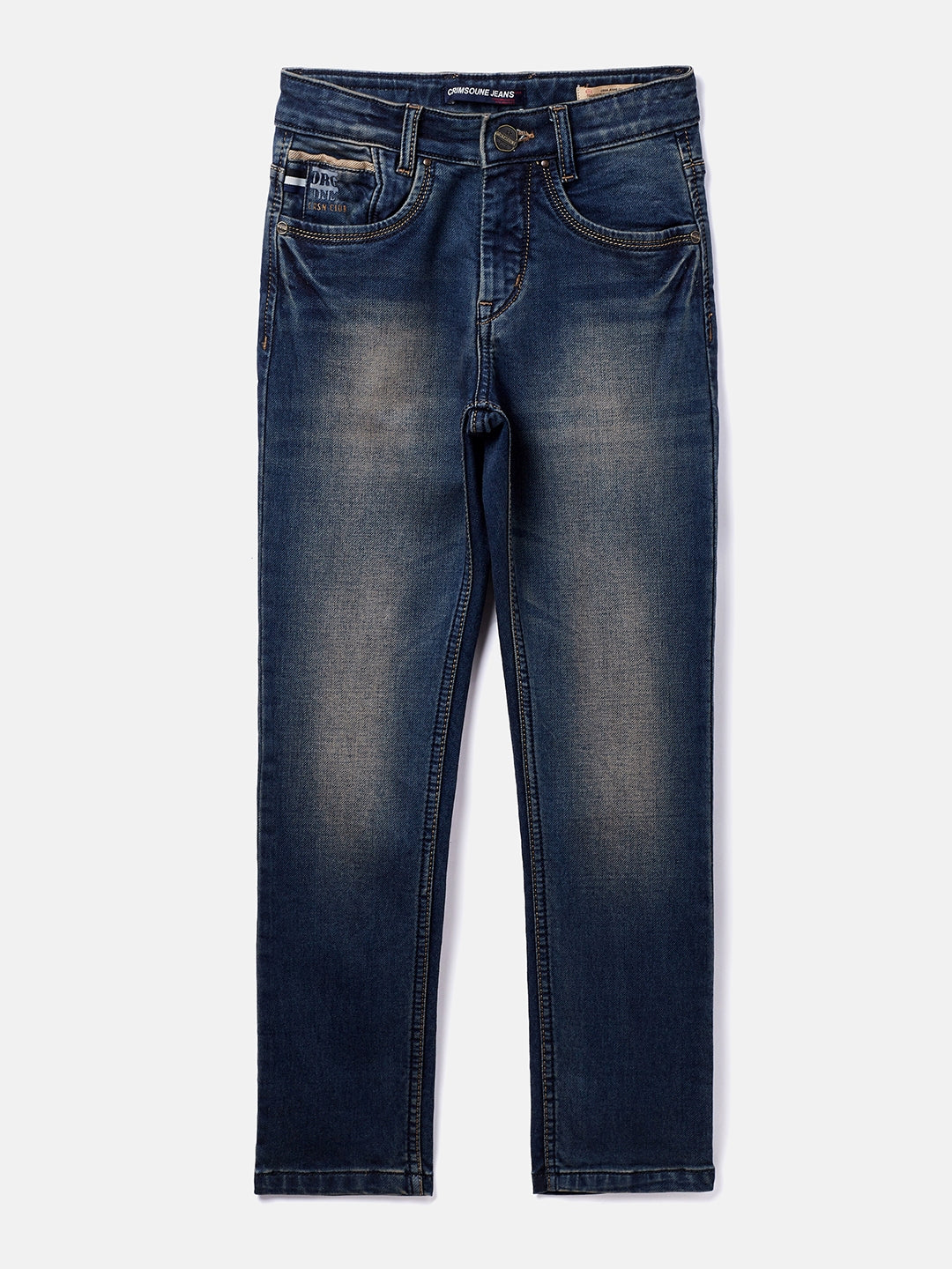 Navy Blue Slim Fit Jeans - Boys Jeans