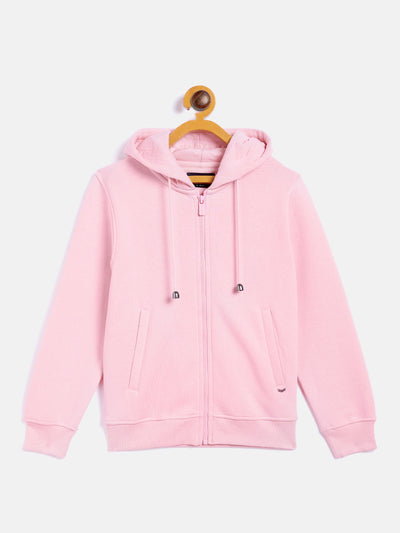 Pink Hooded Sweatshirt - Girls Sweatshirts