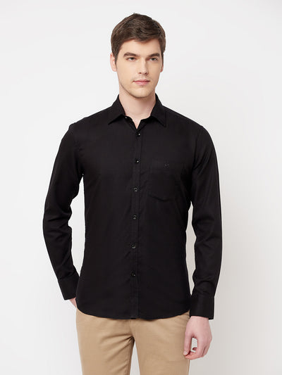 Black Casual Shirt - Men Shirts