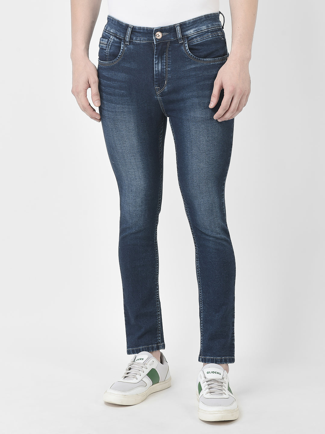  Skinny Blue Jeans 