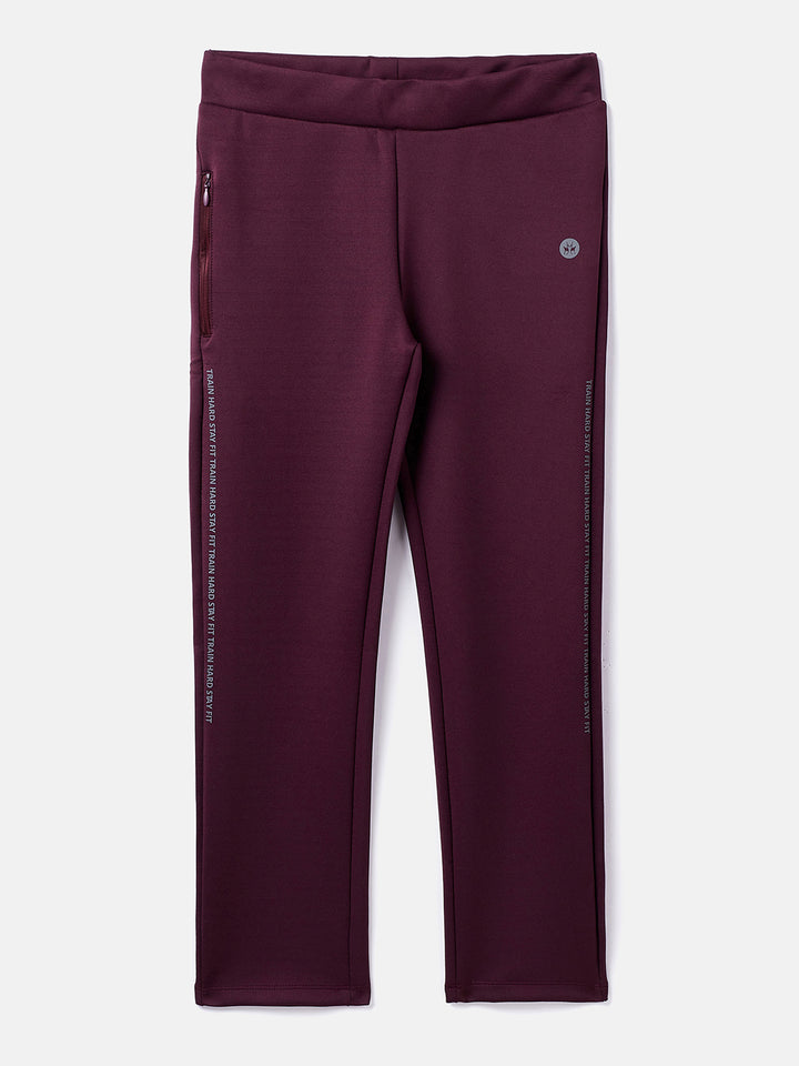Maroon Track Pants - Girls Track Pants