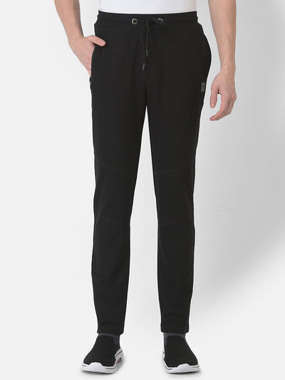  Black Logo Embellished Track Pants