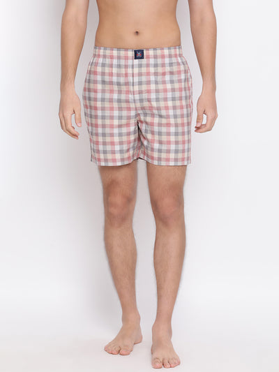 Multicolor Checked boxer - Men Boxers