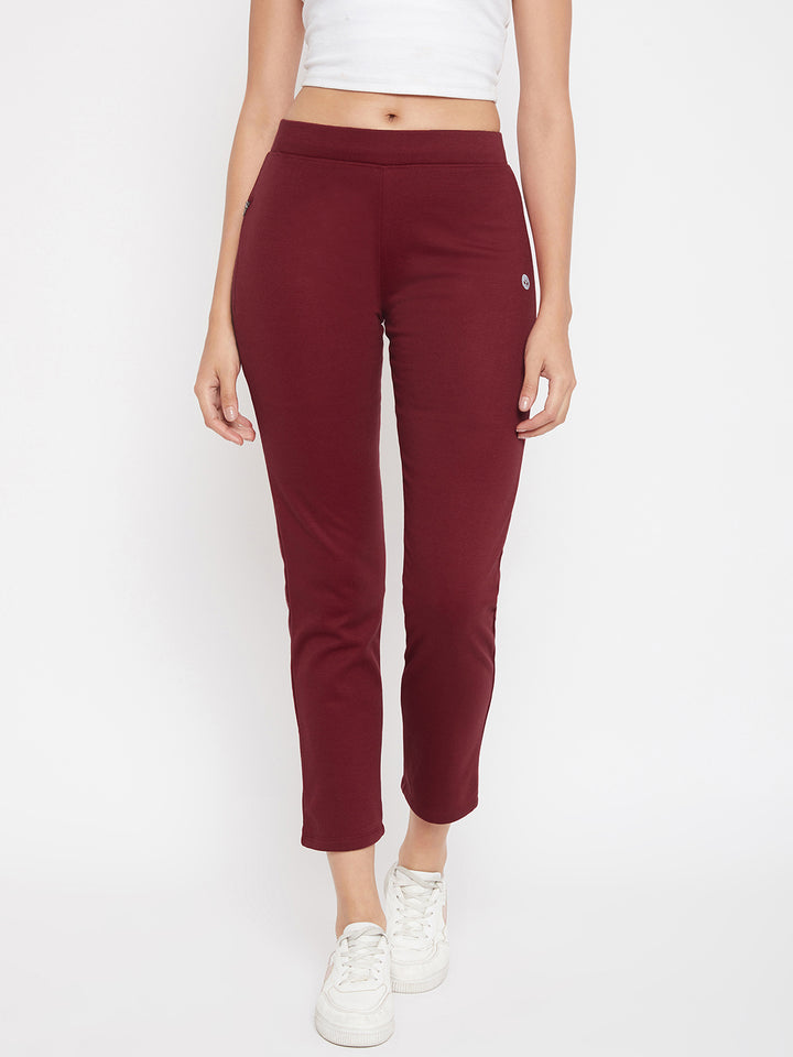 Maroon Track Pants - Women Track Pants