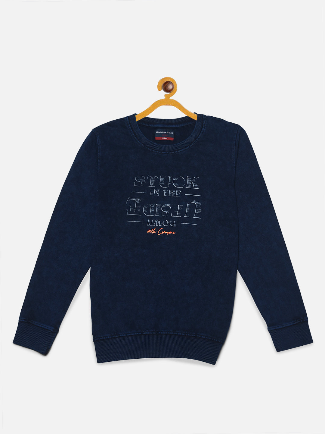  Navy Blue Tie-Dye Sweatshirt