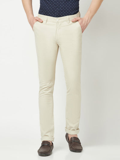  Cream Business Trousers