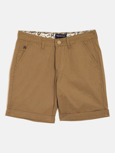 Khaki Slim Fit Shorts - Boys Shorts