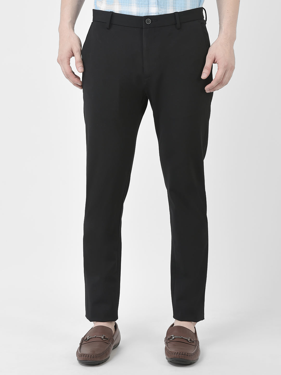  Plain Black Trousers