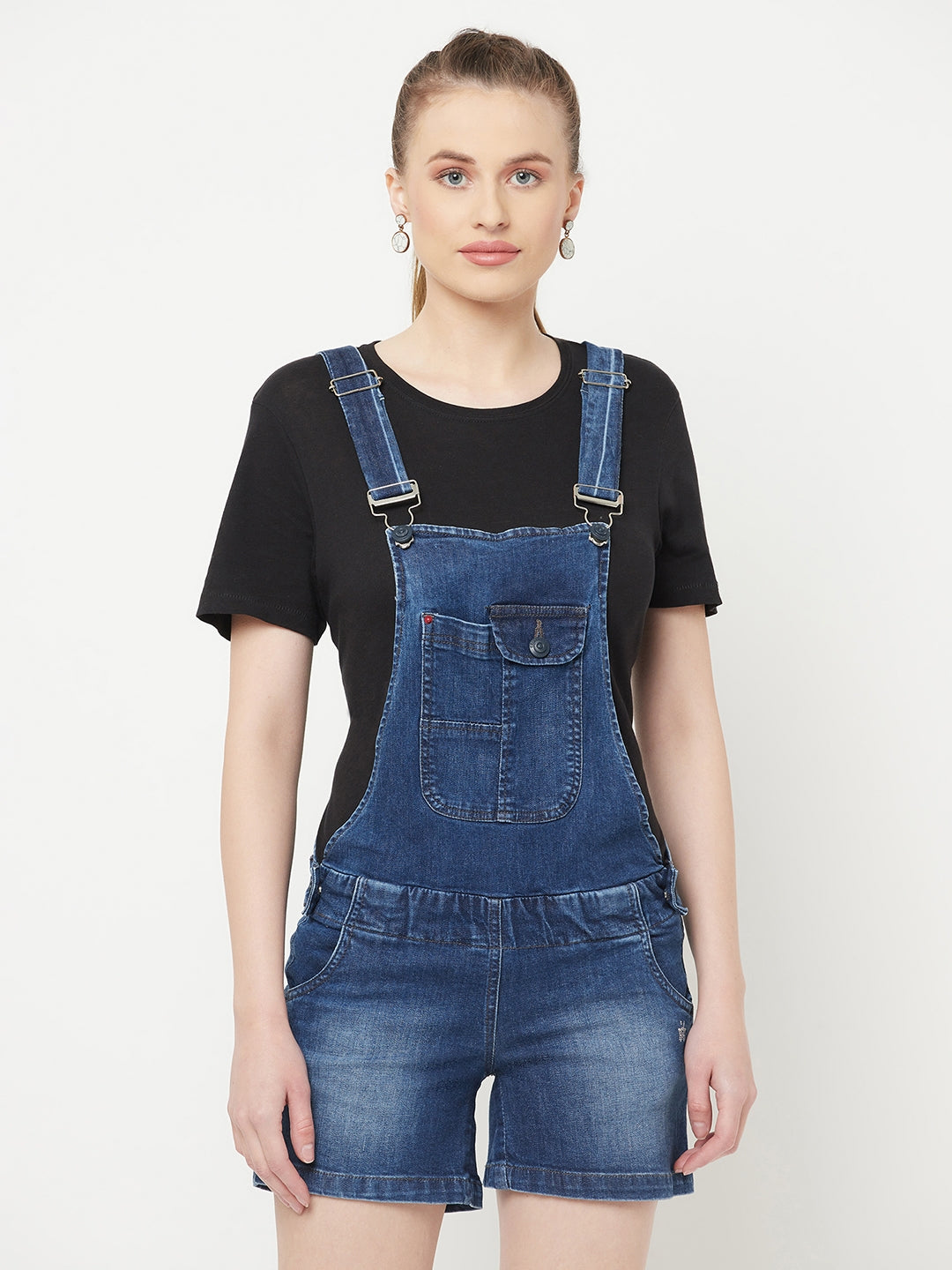 Blue Denim Dungarees - Women Dungarees