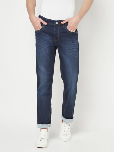 Blue Light Fade Jeans - Men Jeans