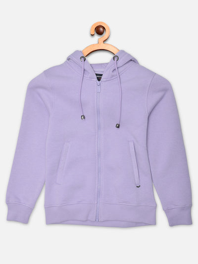 Purple Hooded Sweatshirt - Girls Sweatshirts