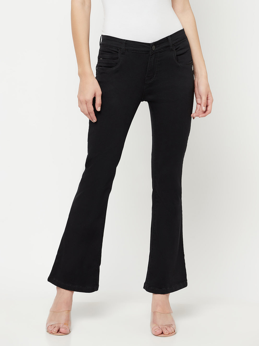 Black Bootcut Jeans - Women Jeans