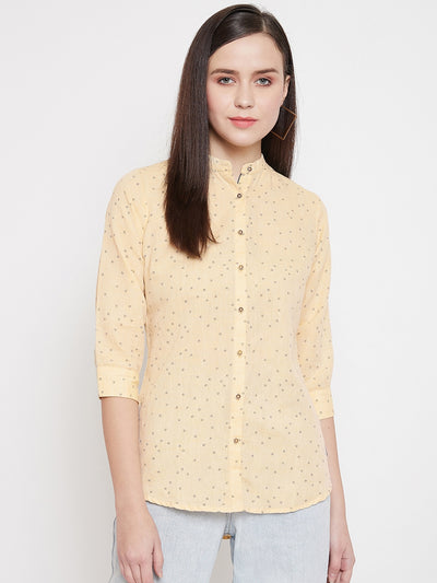 Printed Slim Fit Casual Shirt - Women Shirts