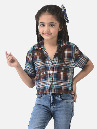 Multi-Colour Shirt with Tartan Checks 