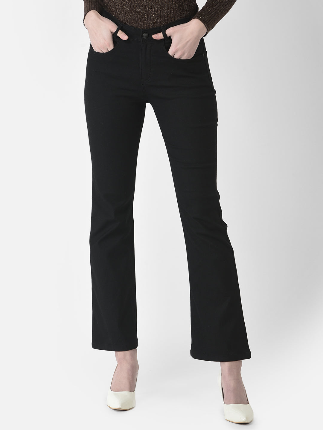  Black Wide-Leg Jeans