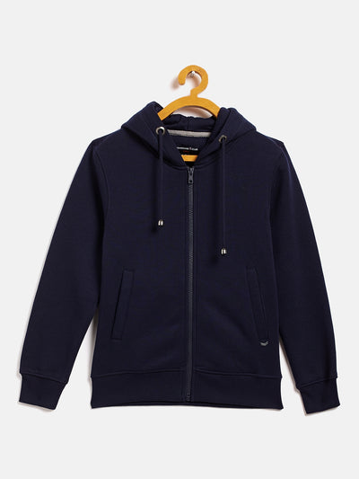 Navy Blue Hooded Sweatshirt - Girls Sweatshirts