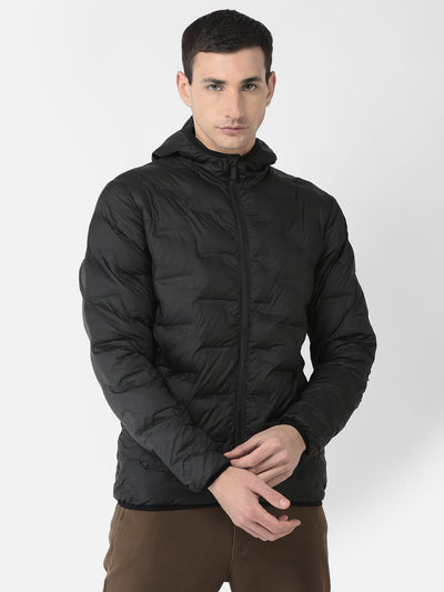  Black Light Quilted Jacket
