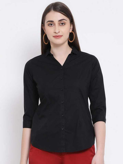 Black Casual Shirt - Women Shirts