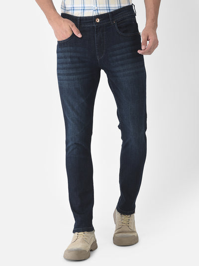 Navy Blue Jeans - Men Jeans