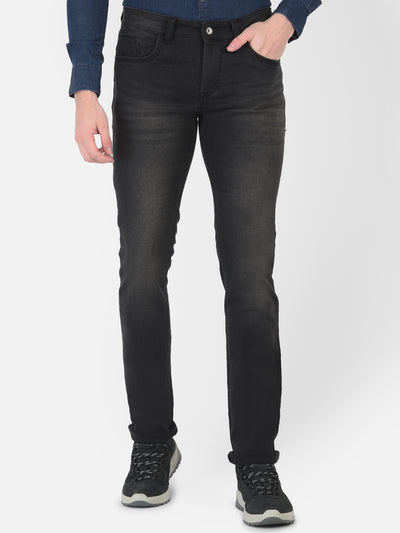 Light Fade Black Jeans - Men Jeans