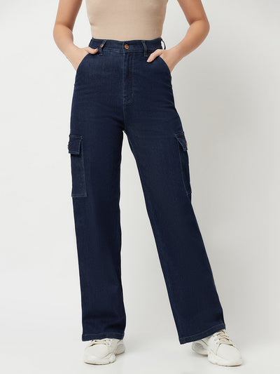 Cargo Jeans-Women Jeans-Crimsoune Club