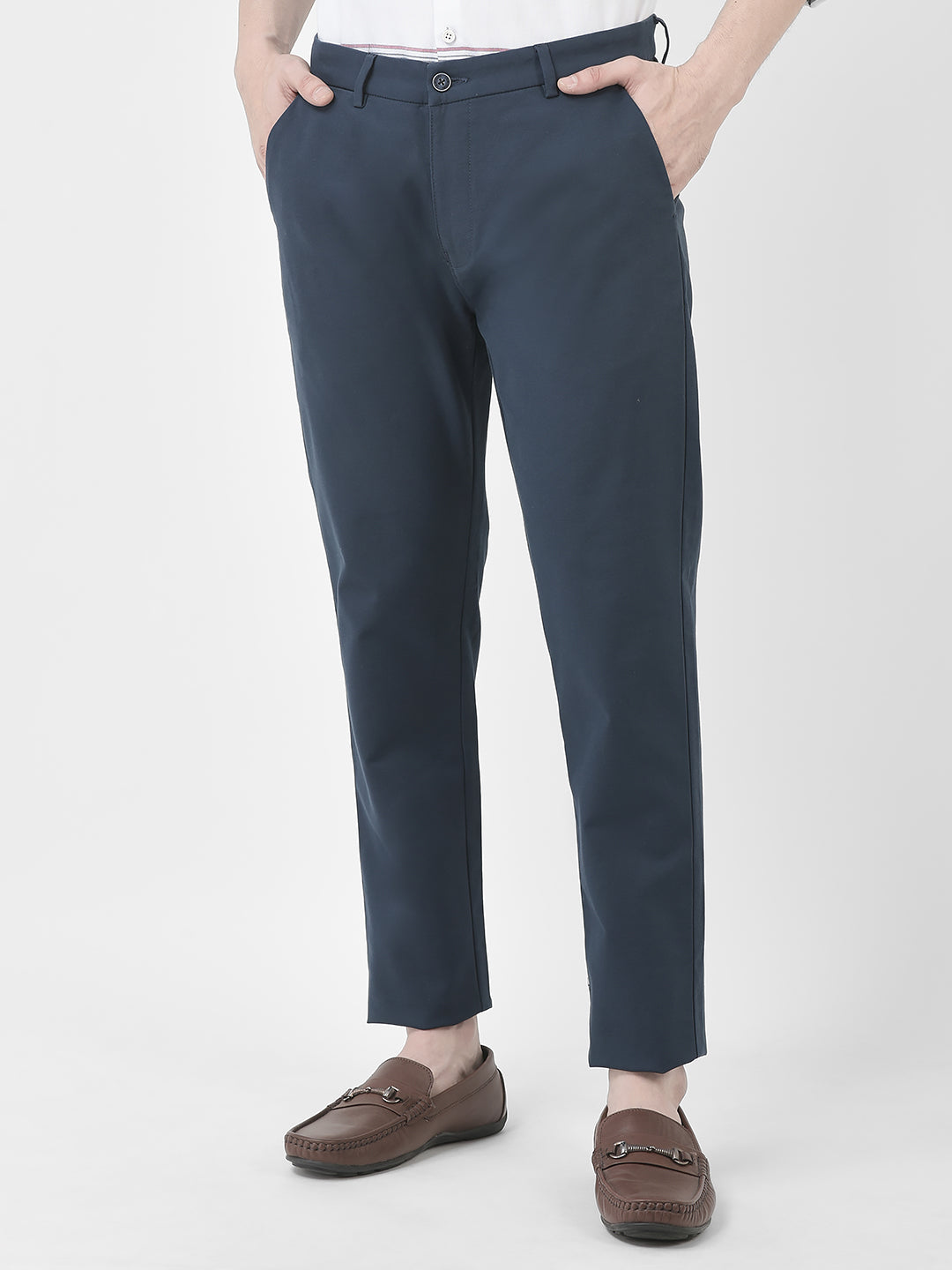  Formal Indigo Blue Trousers