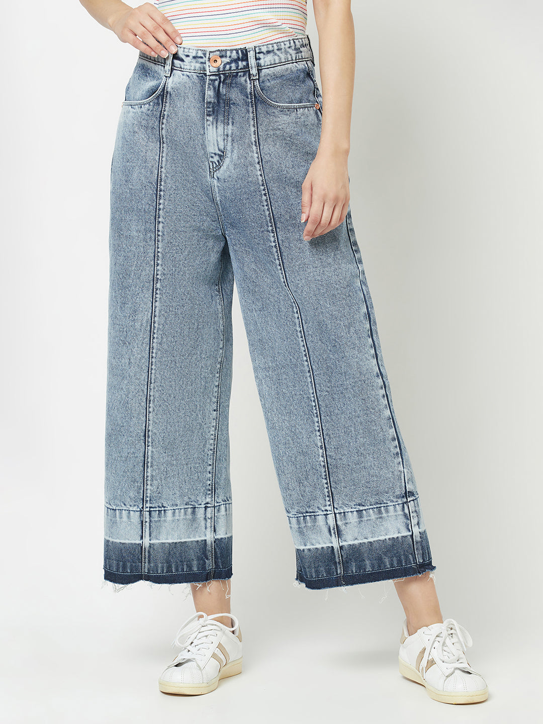  Blue Relaxed-Fit Jeans 