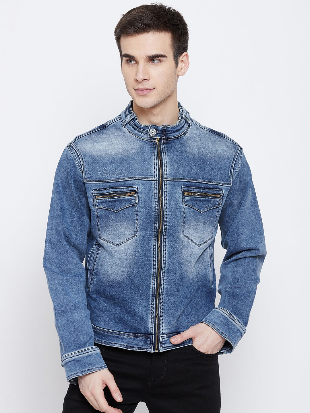 Blue Denim Jacket - Men Jacket