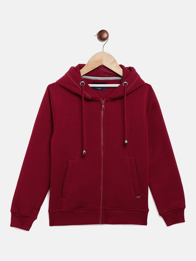 Red Hooded Sweatshirt - Girls Sweatshirts