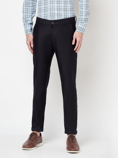 Navy Blue Trousers - Men Trousers