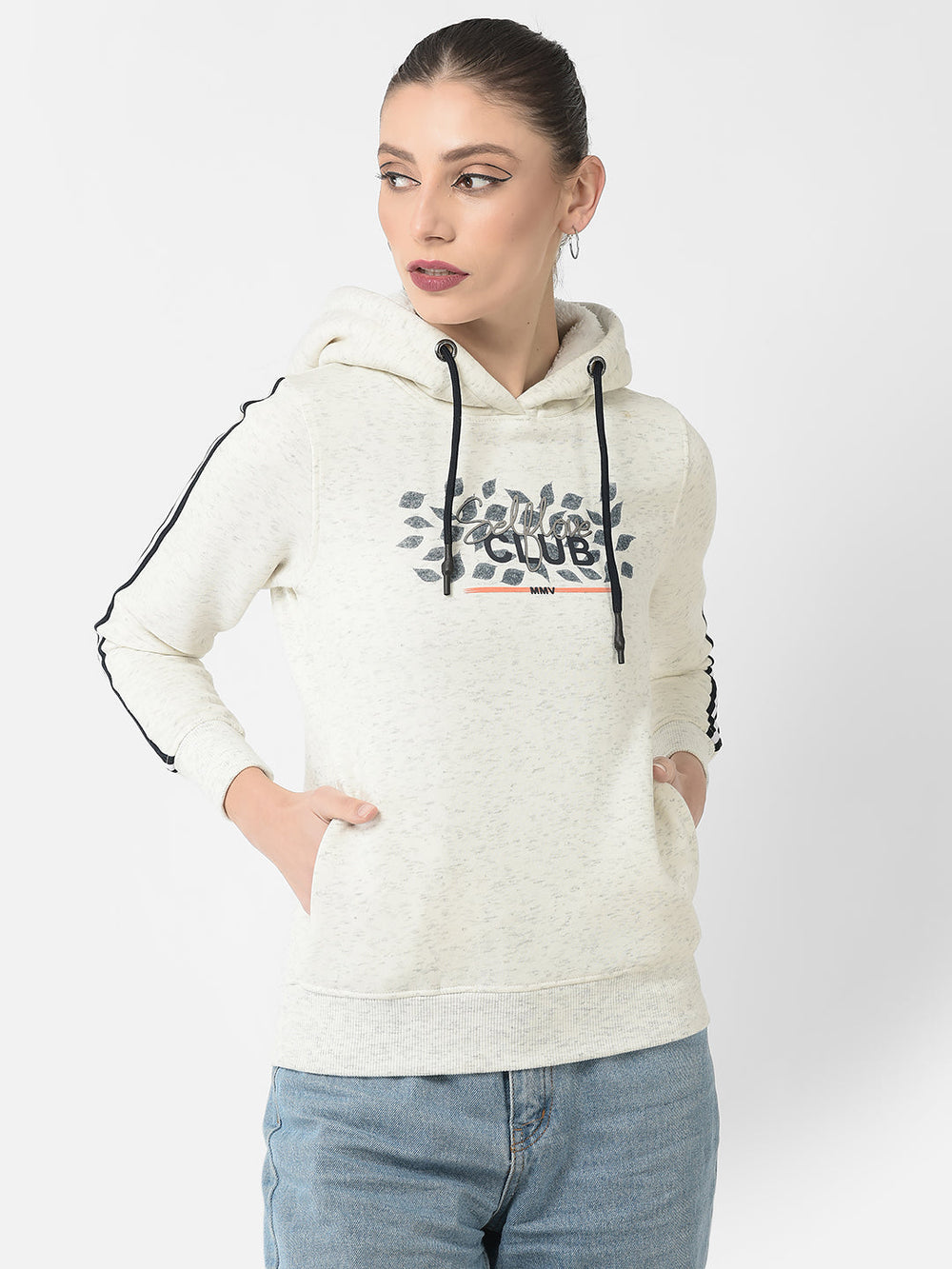  White Self-Love Hoodie