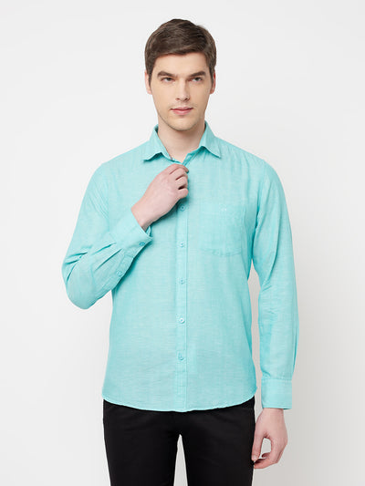 Blue Casual Shirt - Men Shirts