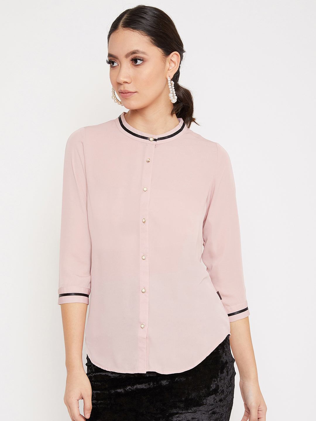 Pink Casual Top - Women Tops