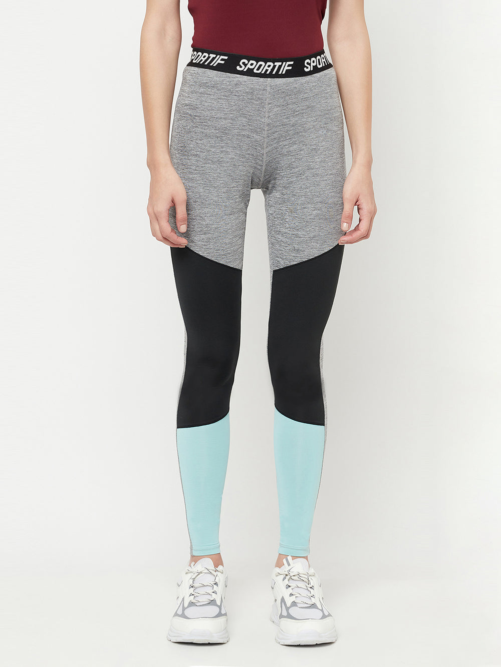 Multicoloured Colourblocked Track Pant - Women Track Pants