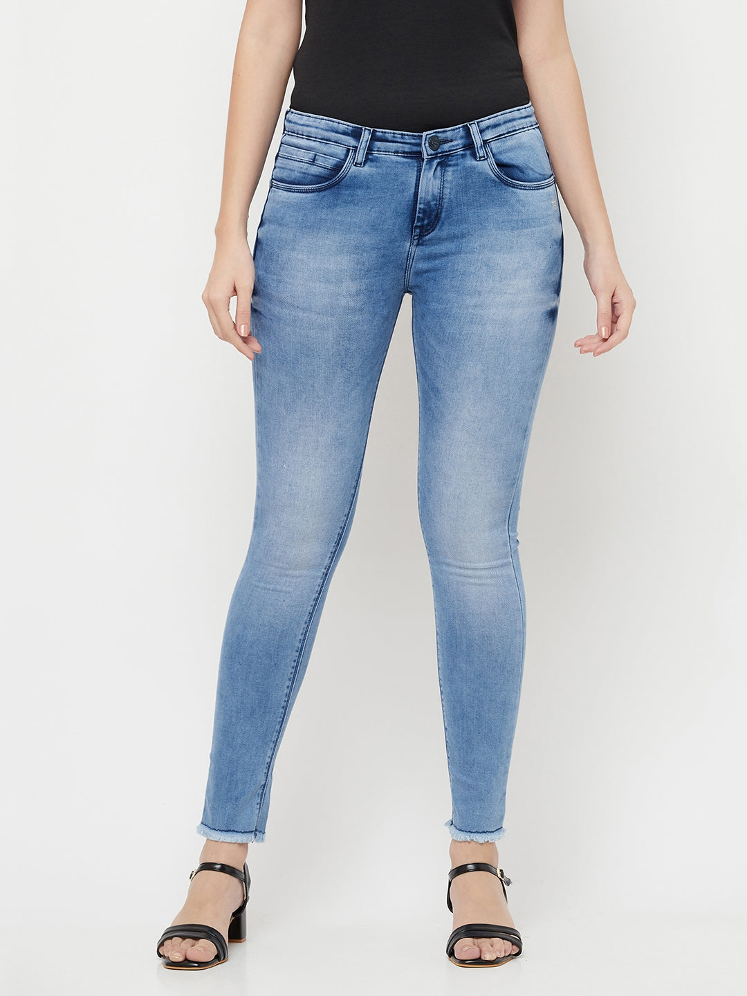Blue Light Wash Jeans - Women Jeans