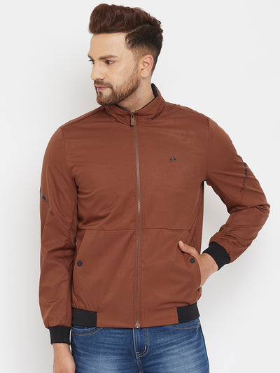 Brown Varsity Jacket - Men Jacket