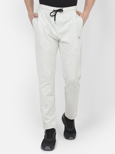  Minimal Ecru Melange Track Pants